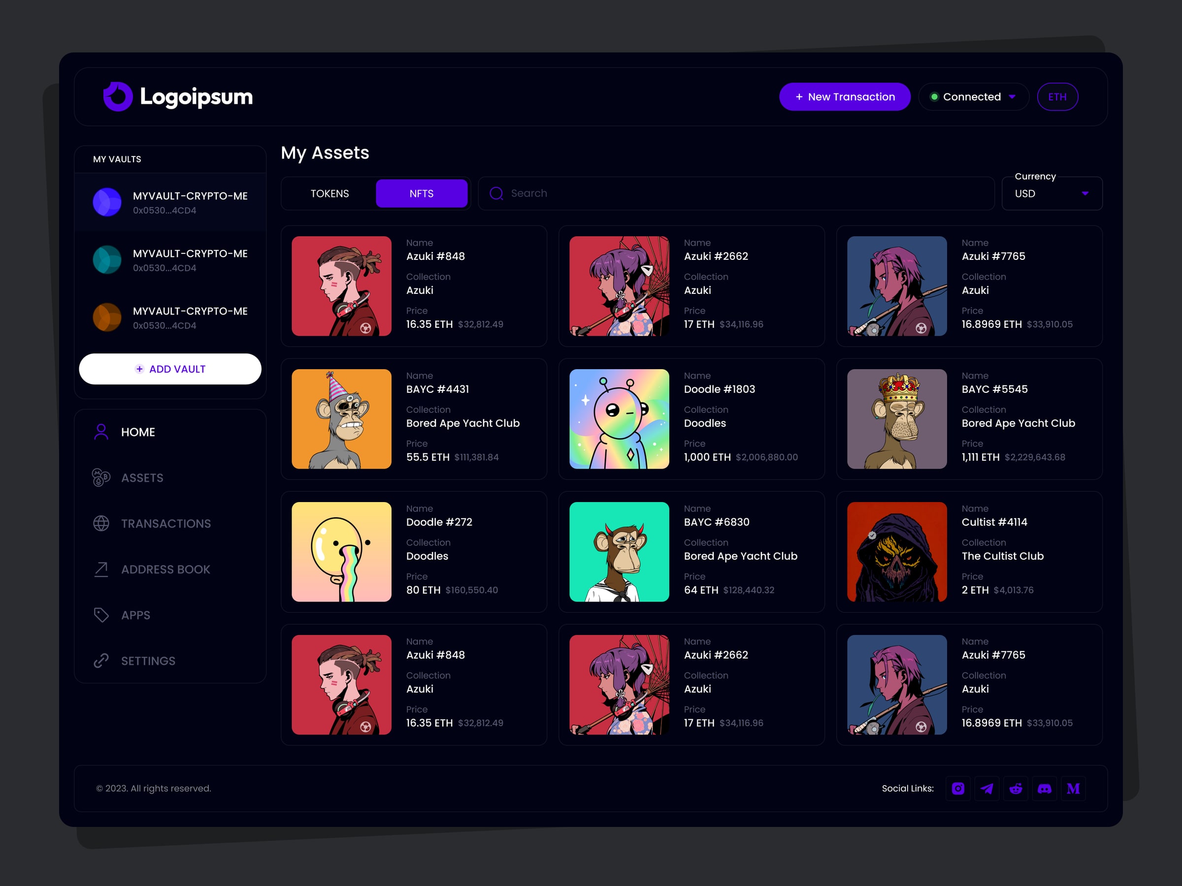 crypto vaults screens 2