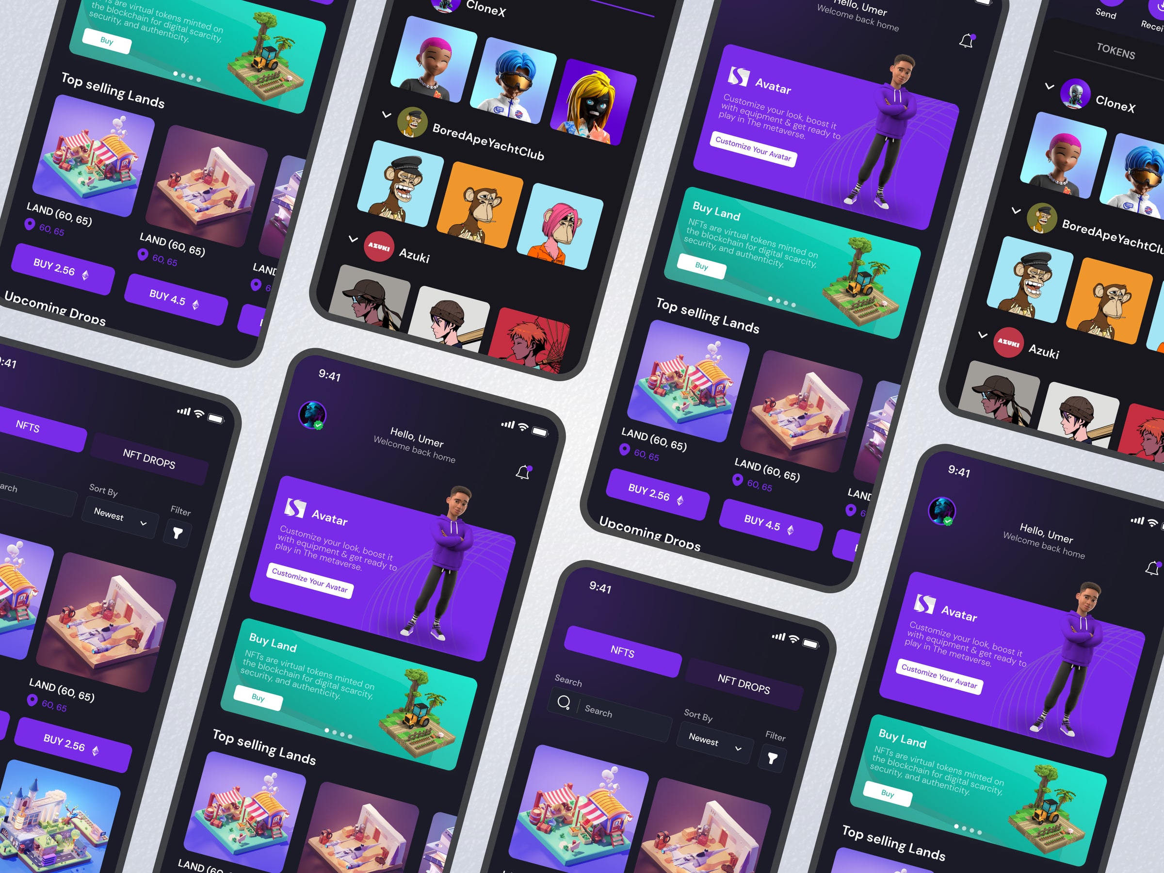 nft crypto app screens 2