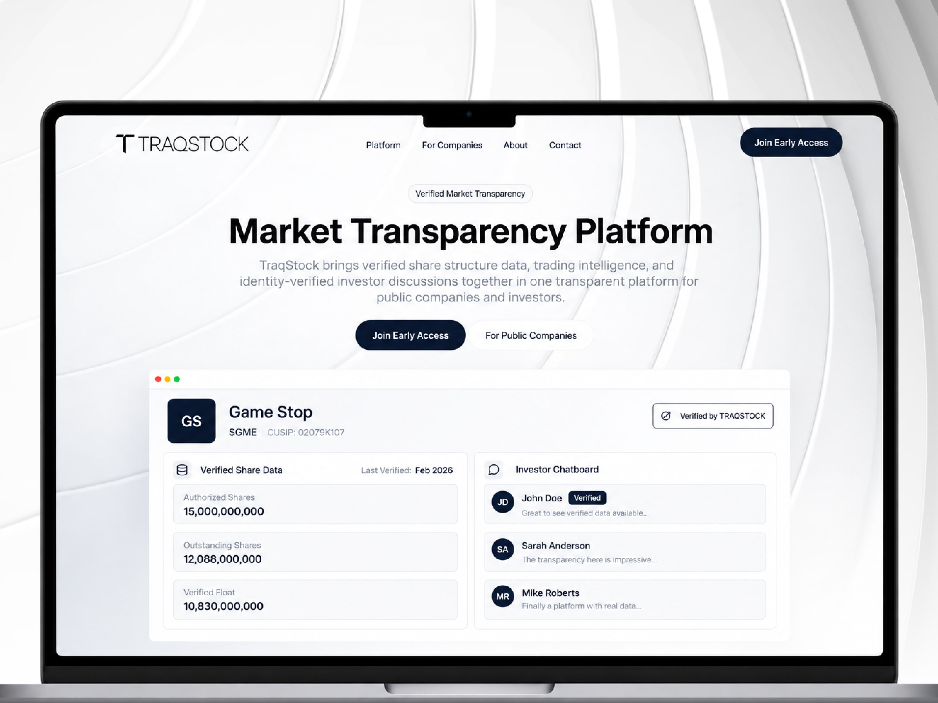 Traqstock cover